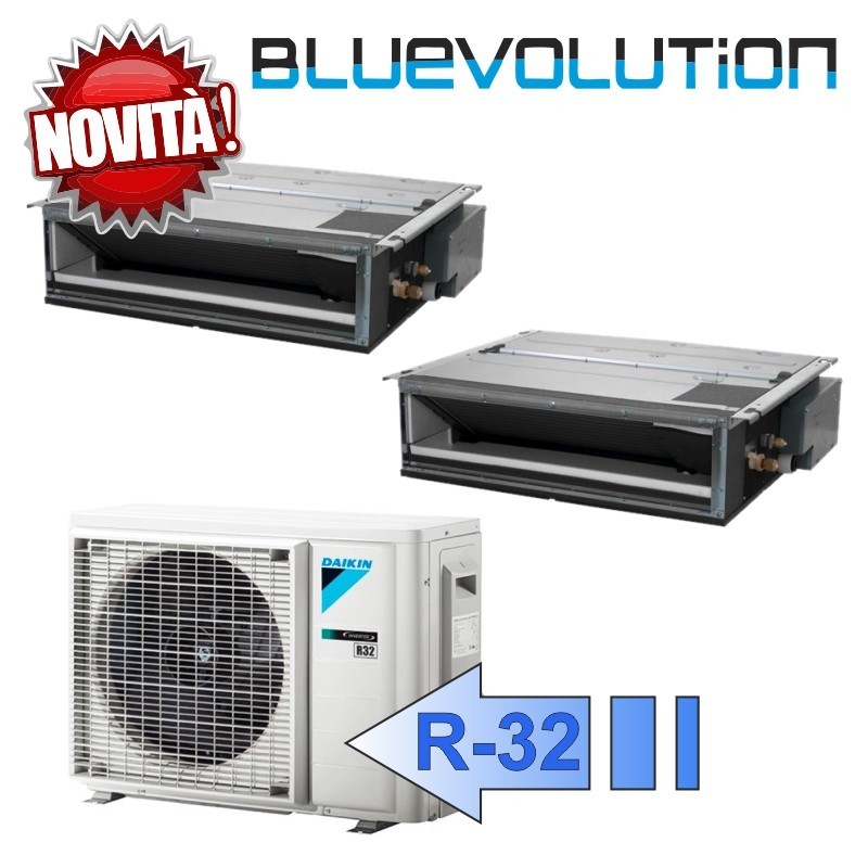 Daikin Climatizzatore Dual Split Canalizzabile Fdxm F Btu